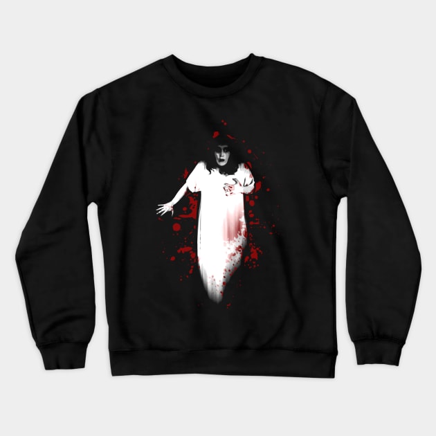 Silent Scream Queen Crewneck Sweatshirt by SquareDog